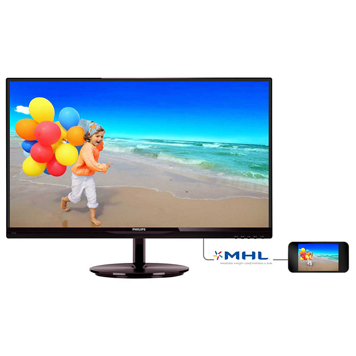 LCD monitor with SmartImage lite 274E5QHAB/75 | Philips