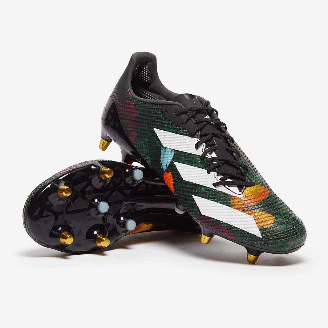 adidas Adizero RS7 SG - Black - Mens Boots | Pro:Direct Rugby