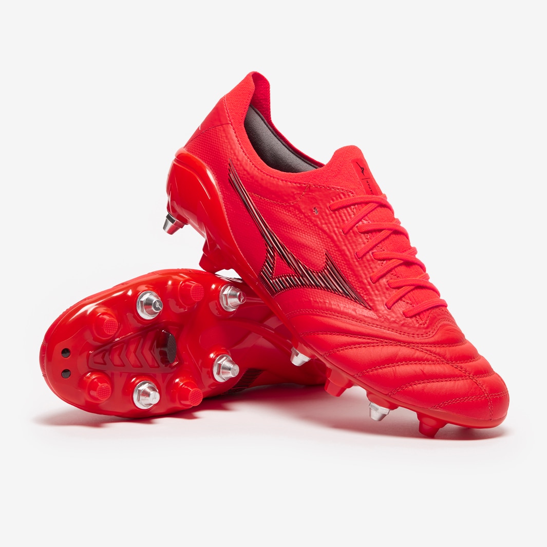Mizuno Morelia Neo 3 ß Made In Japan SG Mix - Ignition Red/Black
