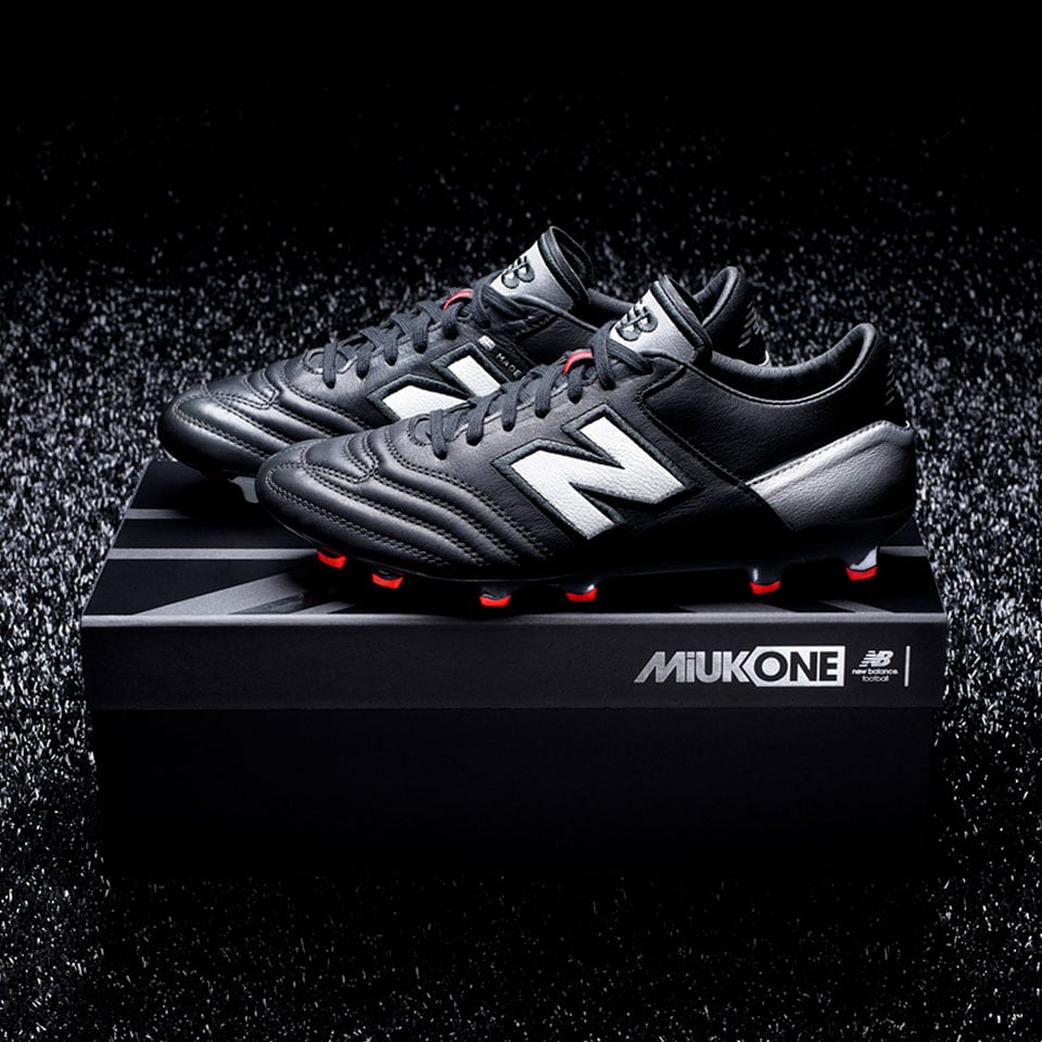 New Balance MiUK One FG - Mens Soccer Cleats - Firm Ground - Black