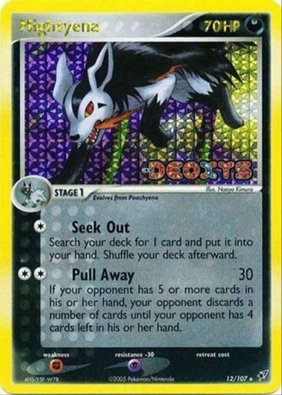 Mightyena 2005 EX: Deoxys #012/107 Reverse Holo Price Guide