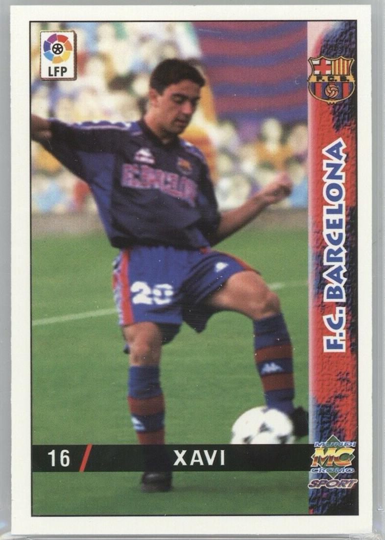 Xavi Hernandez 1998 Mundi Cromo Liga #16 Base Price Guide - Sports