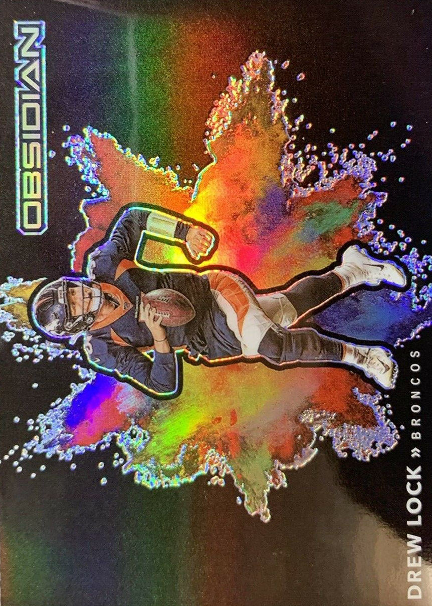 Drew Lock 2020 Obsidian #11 Black Color Blast /(SSP) Price Guide