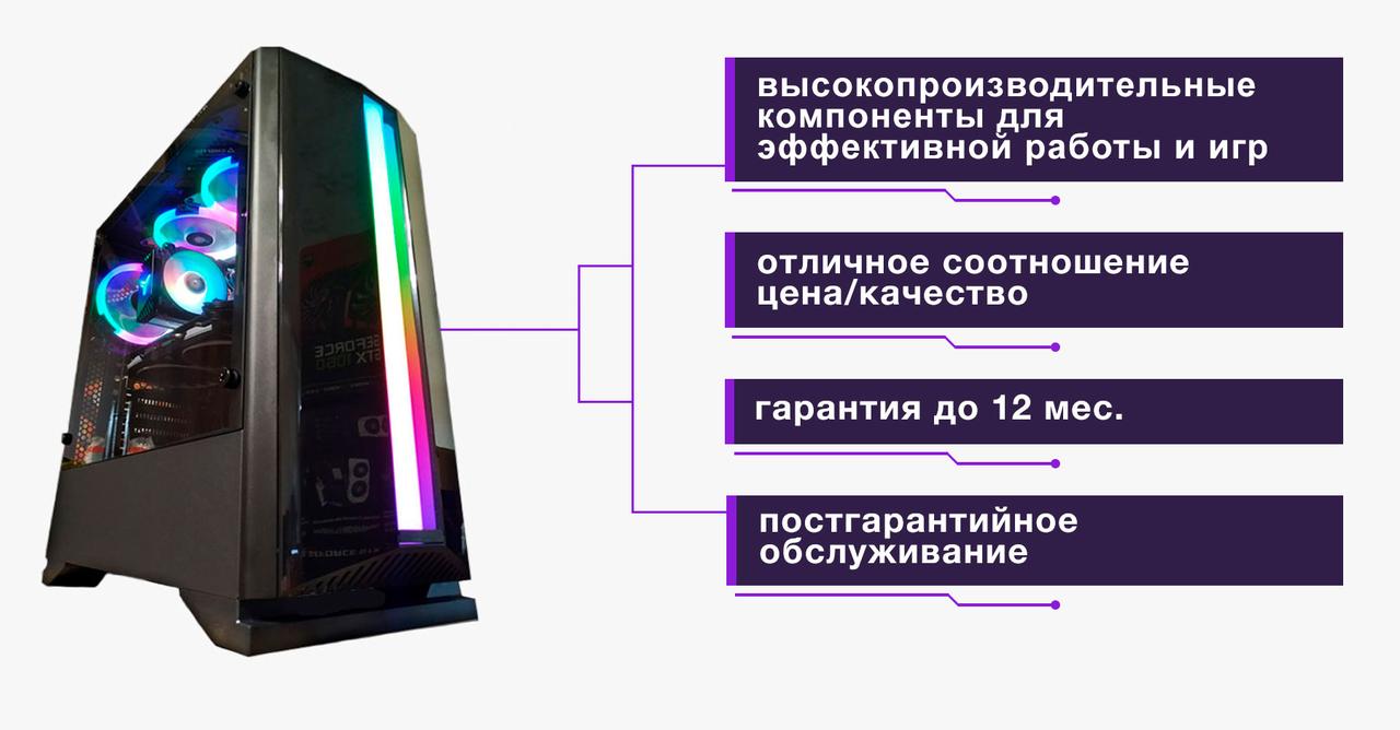 Игровой компьютер Intel Core i7 4790 4.0GHZ, GTX 1060, 16GB