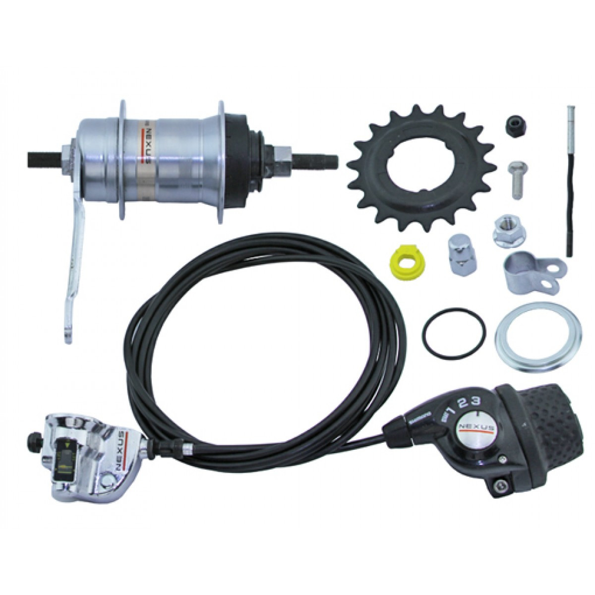 Манетка велосипедная Shimano SL-3S42E+SG-3C41 Nexus 3 spd, полный