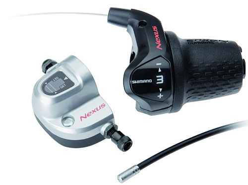 Манетка велосипедная Shimano SL-3S42E+SG-3C41 Nexus 3 spd, полный