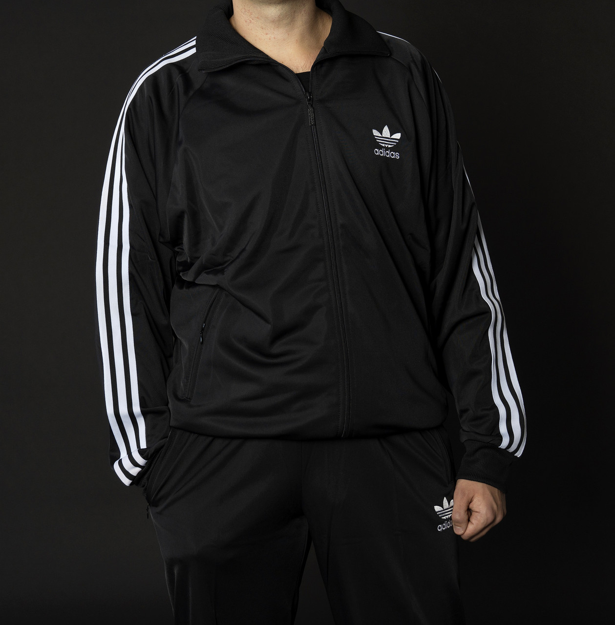 Мужской спортивный костюм адидас Классика черный 90-х Adidas