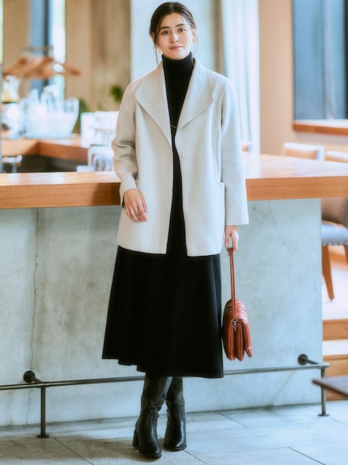 セール】フレアニットスカート（毛玉になりにくい・タンブル乾燥OK