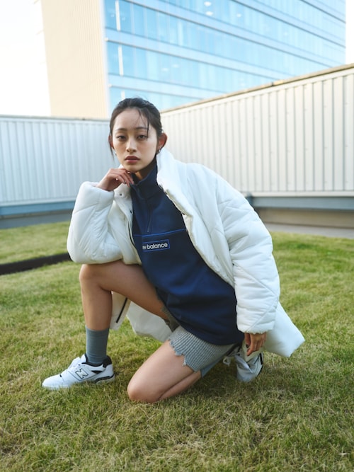 セール】Essentials Winter 裏起毛フリースハーフジップトップ（その他