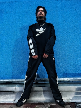 adidasのジャージを使った「常田大希」の人気ファッション