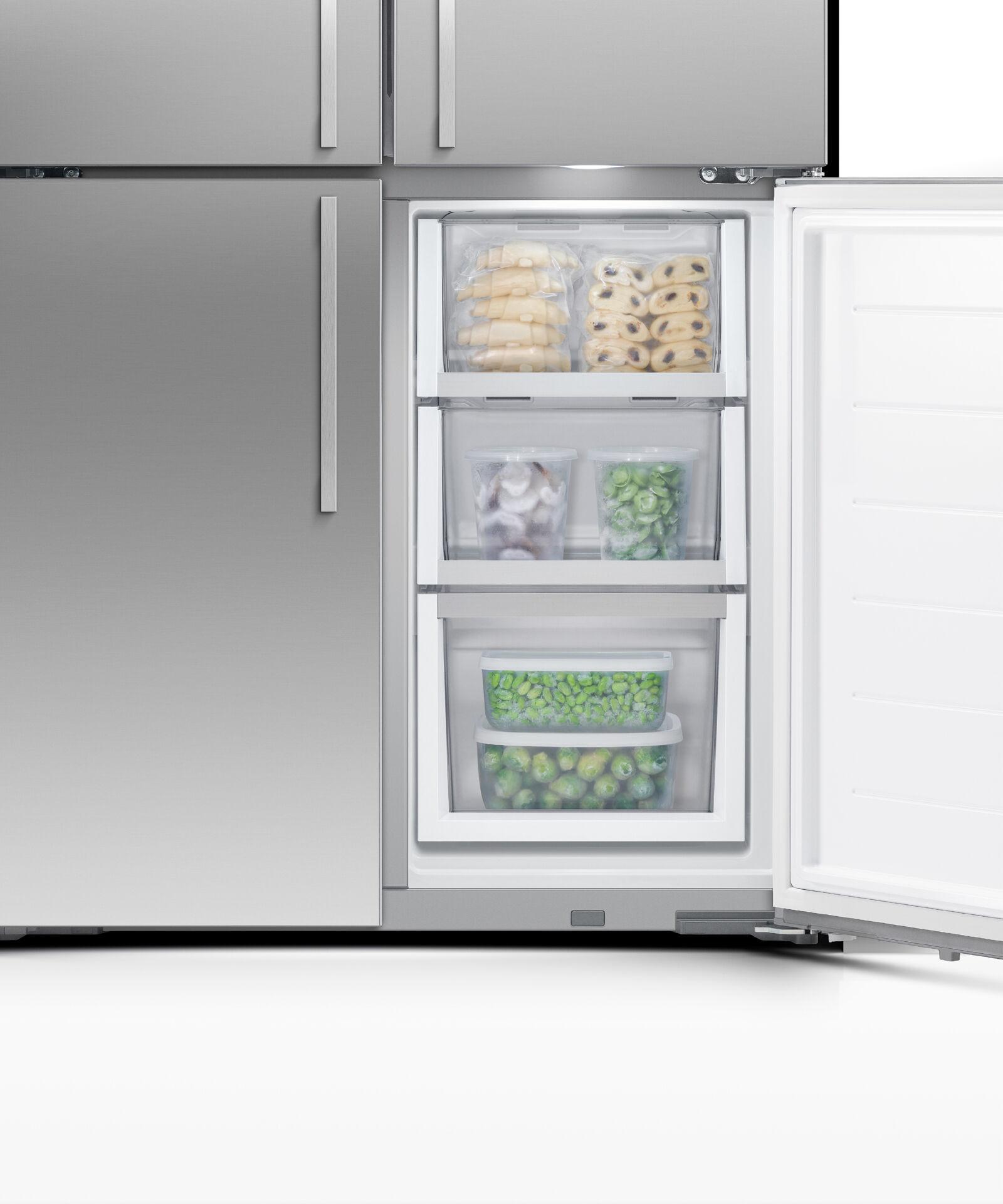 FISHER & PAYKEL 18.9 cu ft Series 7 Quad Door Refrigerator Freezer