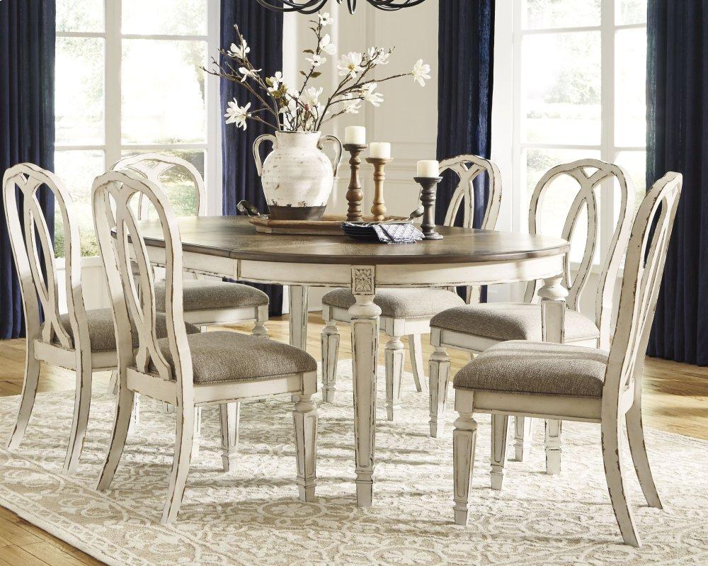ASHLEY FURNITURE Dining Table and 6 Chairs With Storage PKG014923