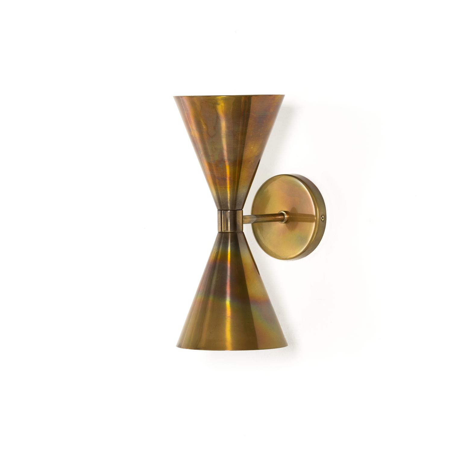231908001 by Four Hands - Burnt Brass Finish Clement Sconce