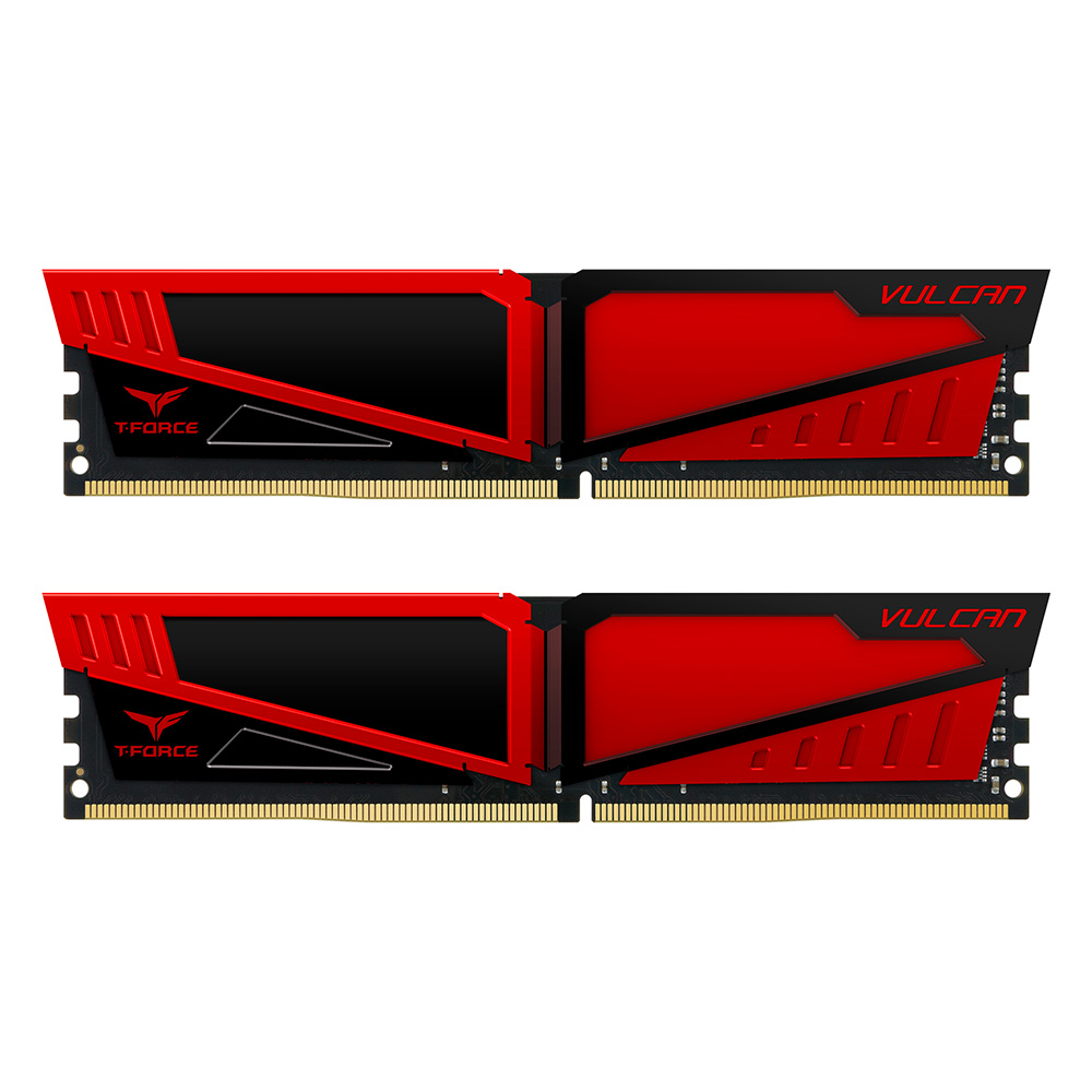VULCAN DDR4 DESKTOP MEMORY RED 16GB(2x8GB) 3000MHz CL16 | TEAMGROUP