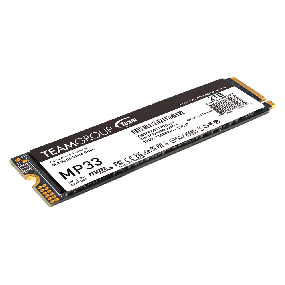 MP33 M.2 PCIe SSD 2TB | TEAMGROUP
