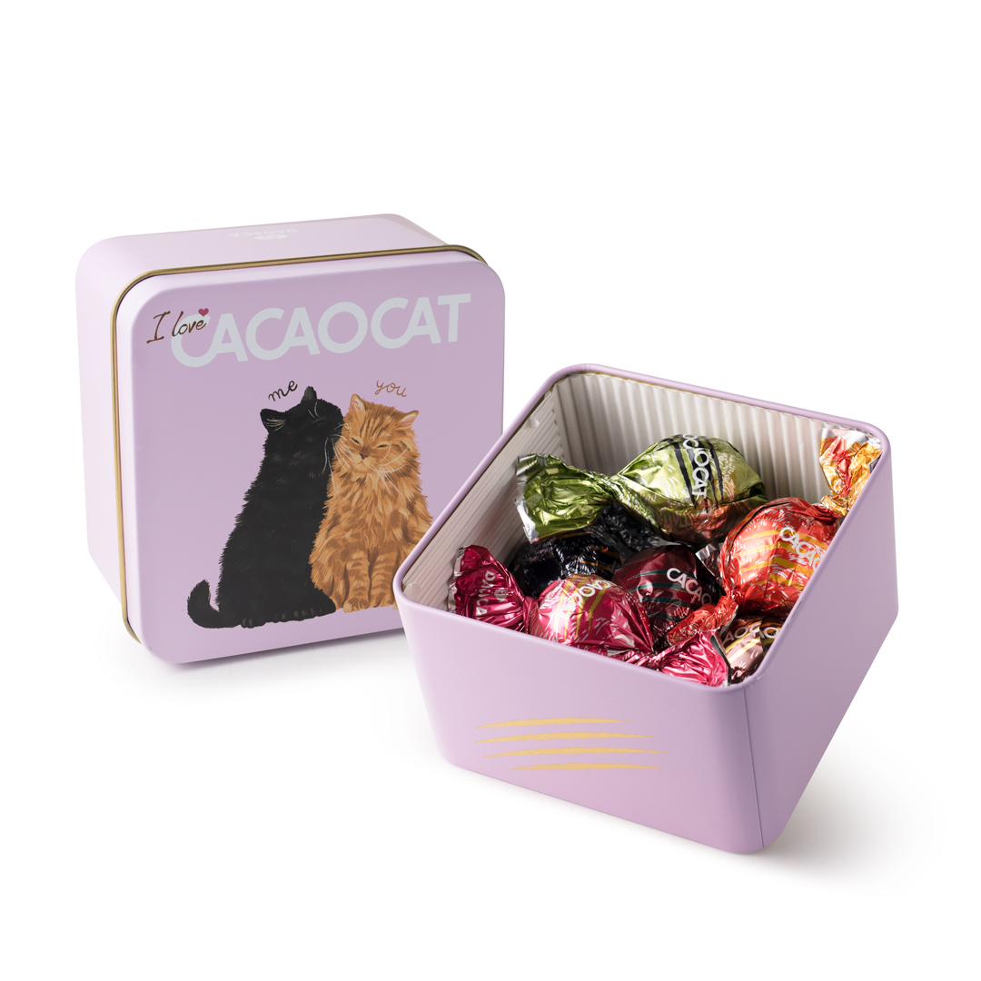 期間限定】I love CACAOCAT缶 ミックス 6個入り YOU&ME | DADACA