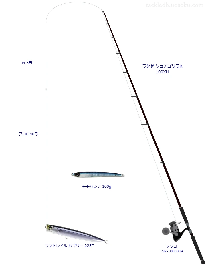 ショアゴリラR 100XH使用タックル！インプレ及び合うリールやルアー
