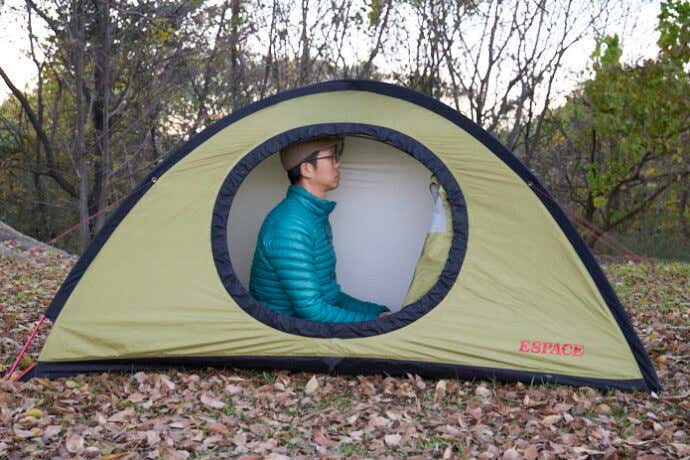 やっぱり設営がラク！ ヘリテイジのシングルウォールテント「クエスト