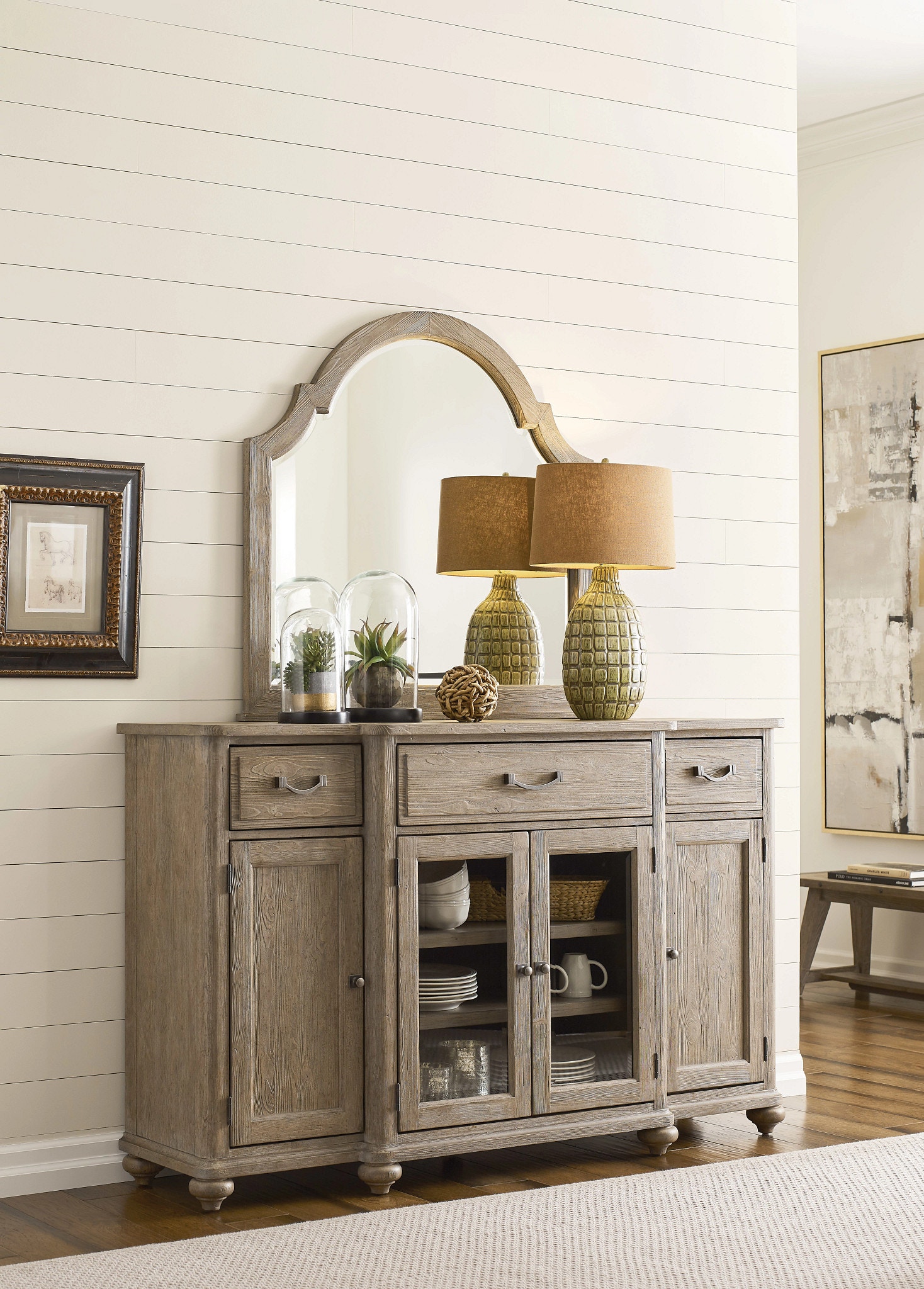 Kincaid Furniture Casual Dining Wallace Breakfront Buffet 025-857