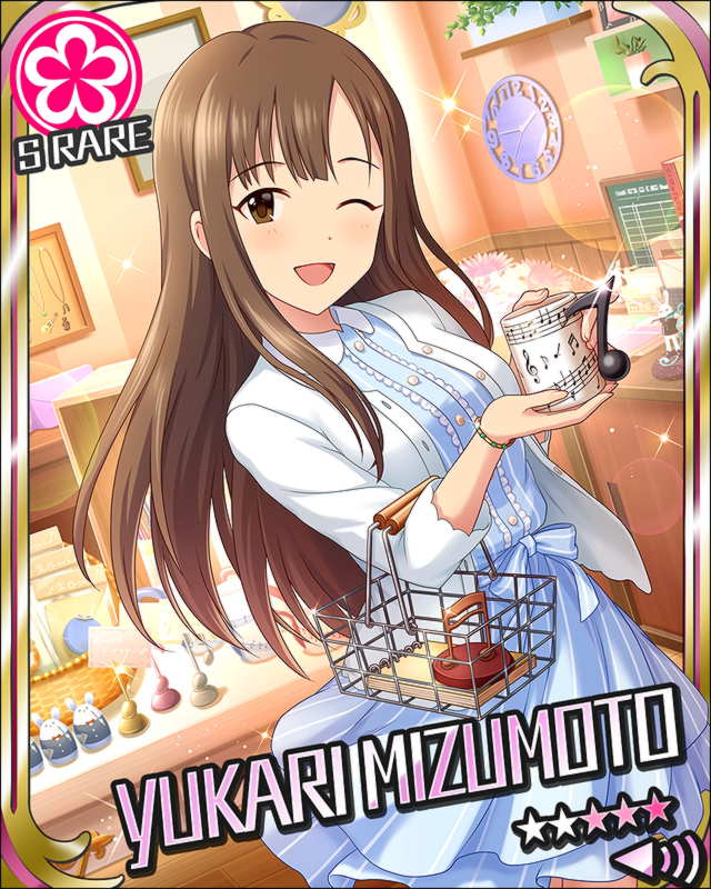 華やぎのﾋﾞﾌﾞﾗｰﾄ]水本ゆかり | アイマス シンデレラガールズ カード