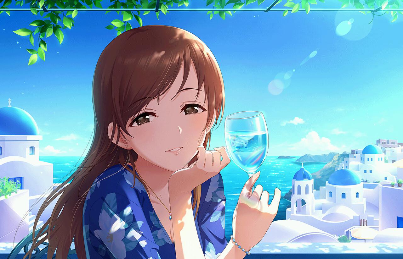 女神は朝焼けの海に]新田美波 | アイマス シンデレラガールズ スター