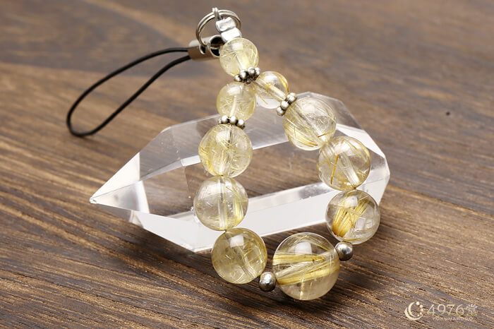 ルチルクォーツ ストラップ 10mmメイン ｜ 天然石通販の4976堂