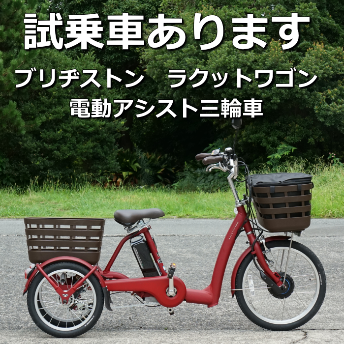 電動アシスト三輪車BRIDGESTONE Assista 東京都杉並区から出品 電動