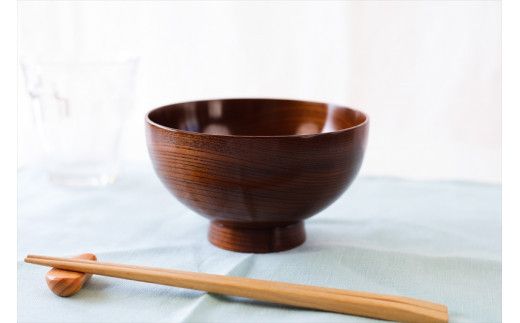 小田原漆椀ケヤキ 大 【お椀 食器 木 雑貨 汁椀 豚汁 具沢山 小田原