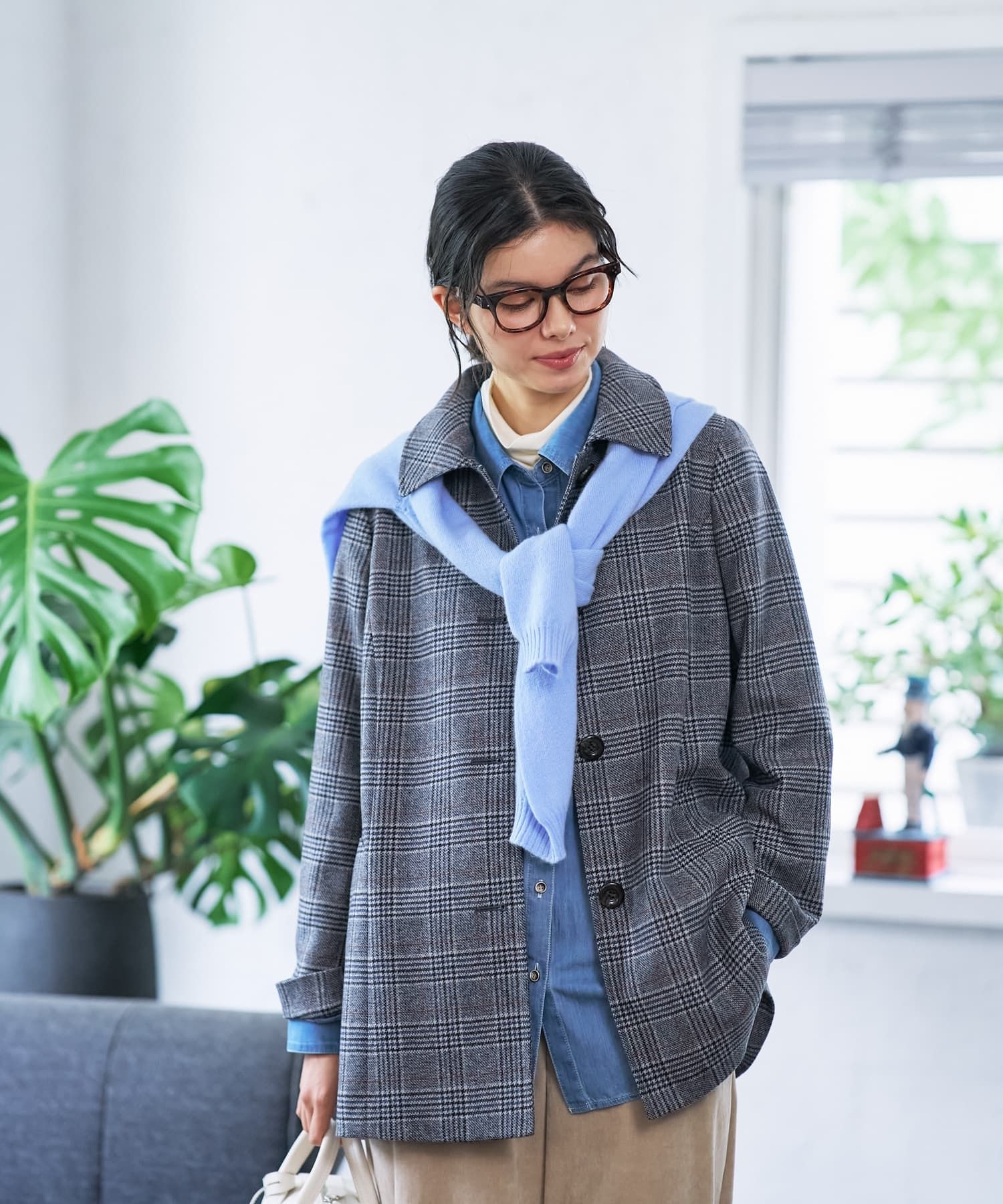 正統派】グレンチェックジャケット|キャラ・オ・クルス | レリアン公式