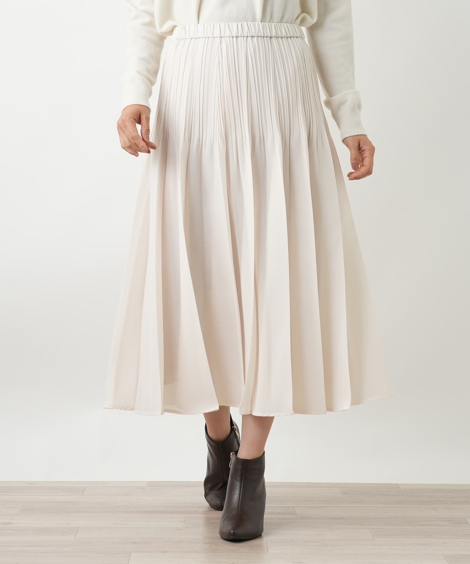 洗えるプリーツスカート【25年10月カタログ】|レリアン | レリアン公式