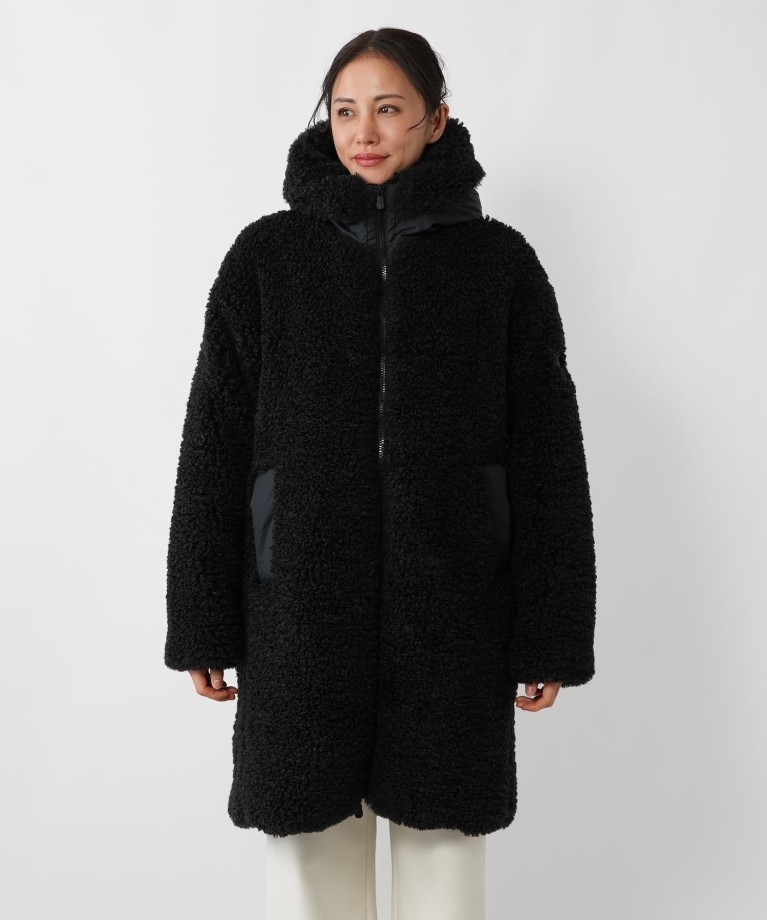 フーデッドボアコート【SAVE THE DUCK】|ネミカ | レリアン公式