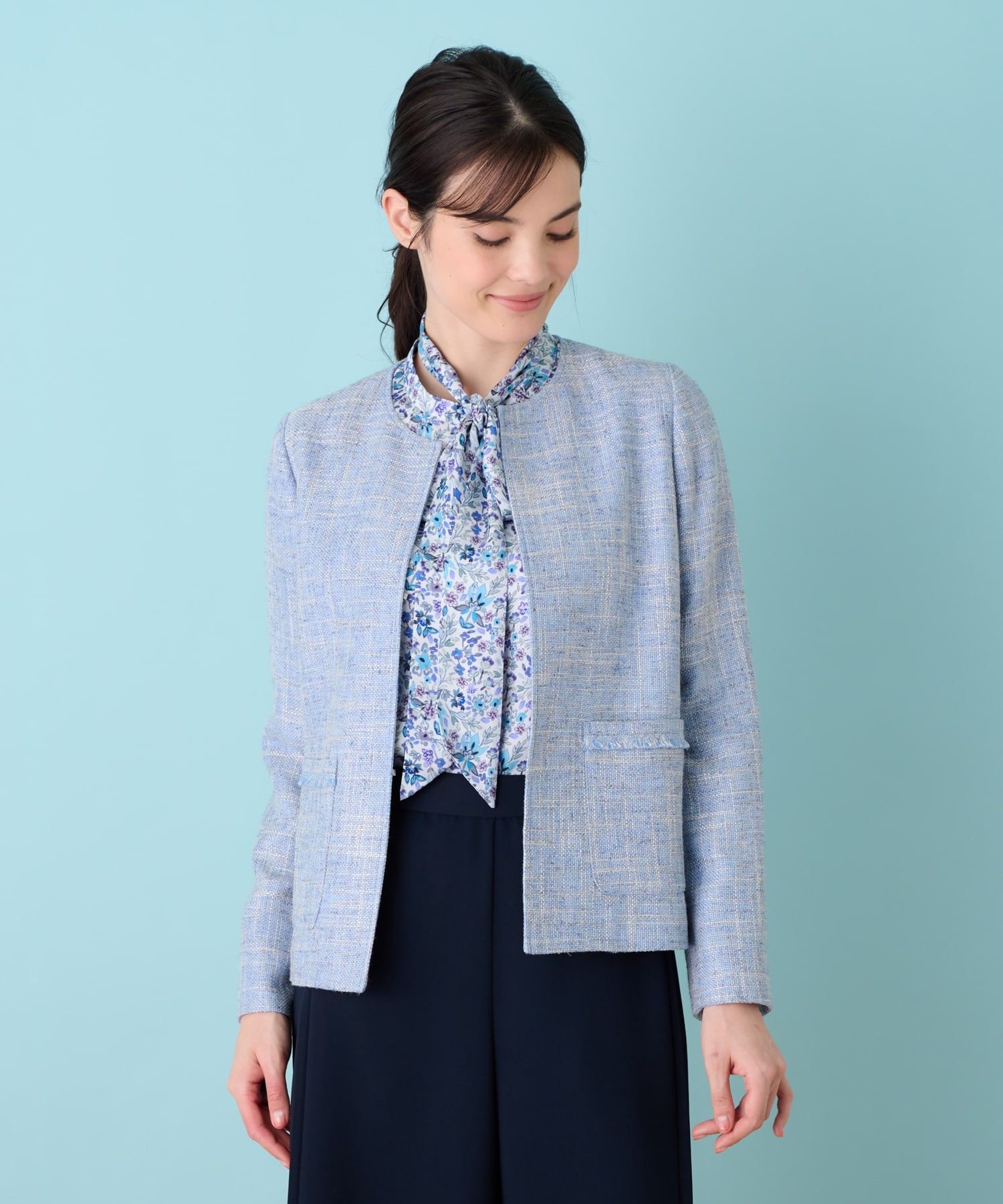 ノーカラージャケット|レリアン | レリアン公式オンラインストア