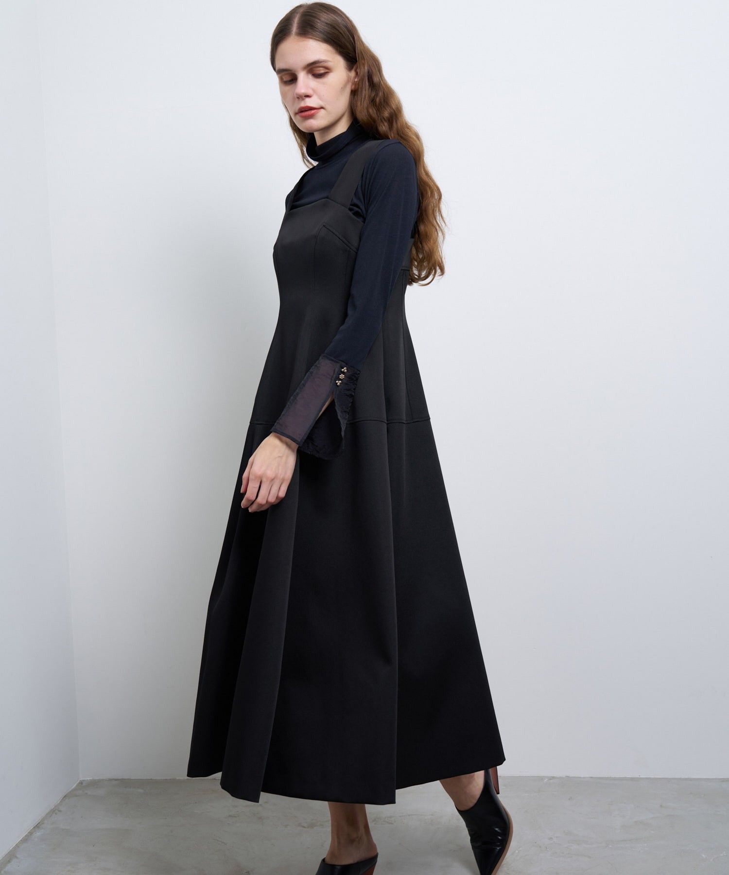 40サイズあり】マットダブルサテンコクーンワンピース|LANVIN en Bleu