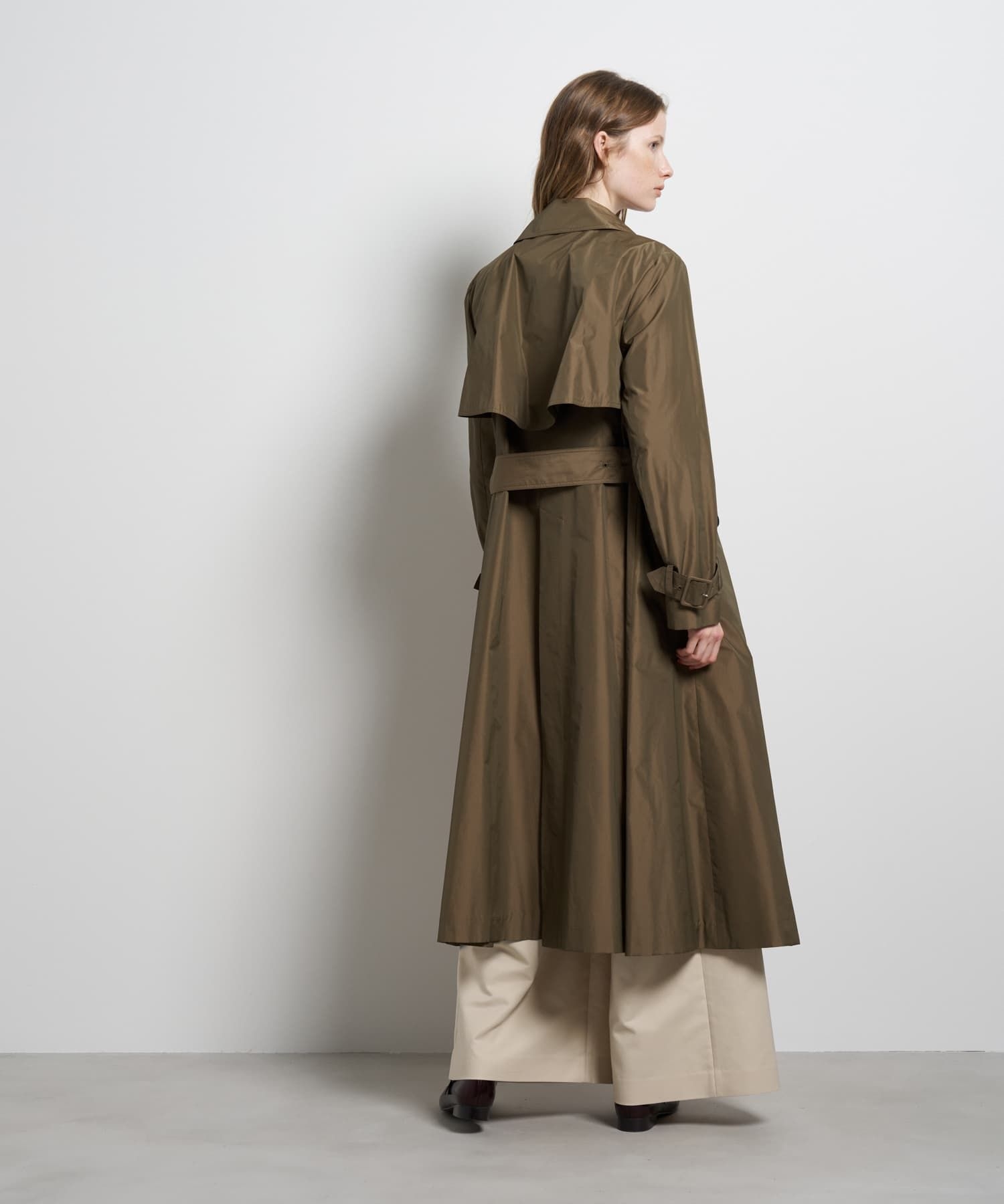 シルクシャンブレータフタトレンチコート|LANVIN en Bleu | LANVIN en