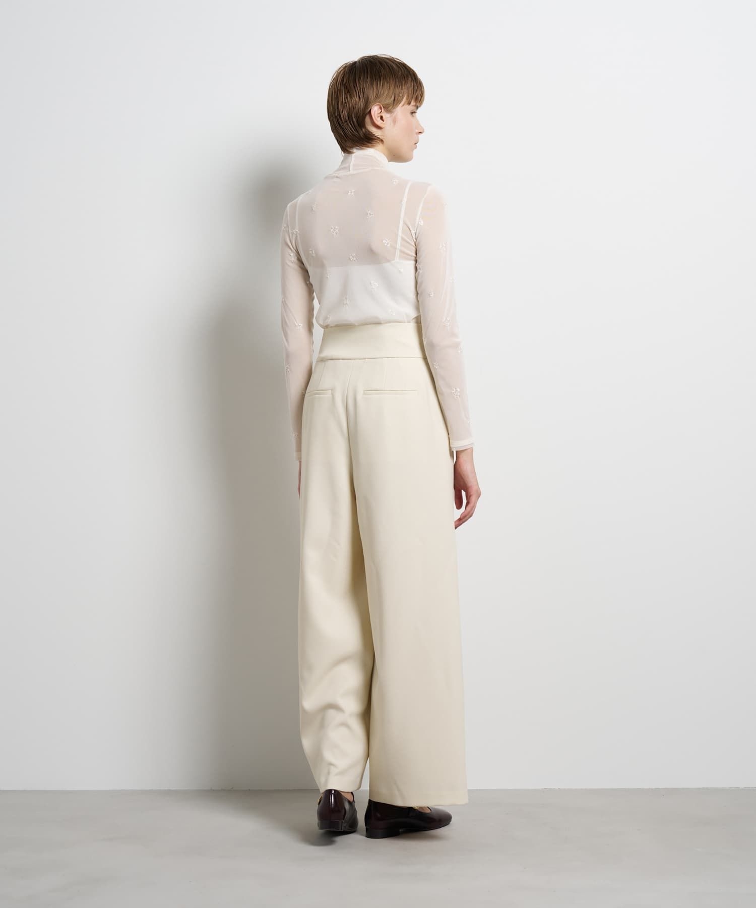 ダブルクロスサスペンダーワイドパンツ|LANVIN en Bleu | LANVIN en