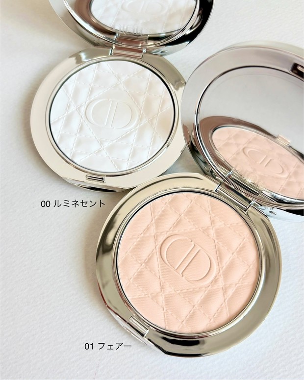 ディオールの7月発売フェイスパウダーとホイップチークをスウォッチ