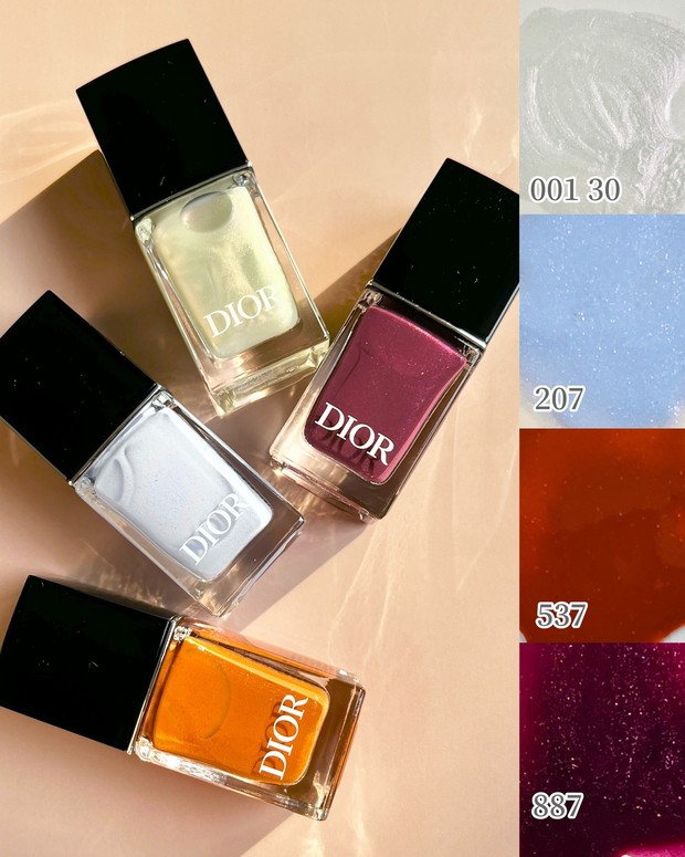 ディオールの秋新色を全色スウォッチ！ 人気アイパレットやリップの