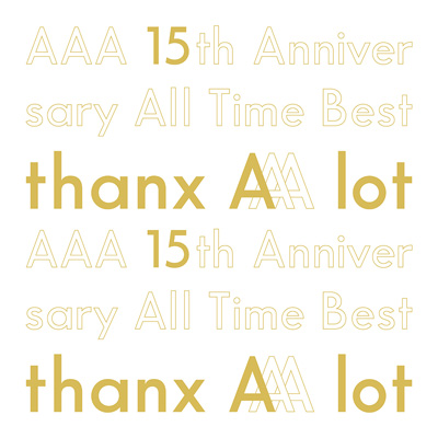 初回生産限定盤】AAA 15th Anniversary All Time Best -thanx AAA lot