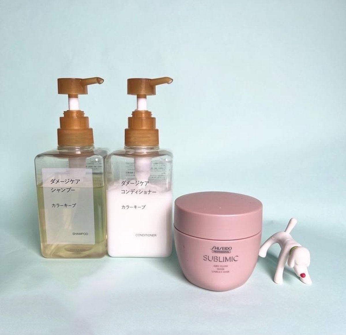 無印良品】のダメージケアシャンプー＆コンディショナー【カラーキープ