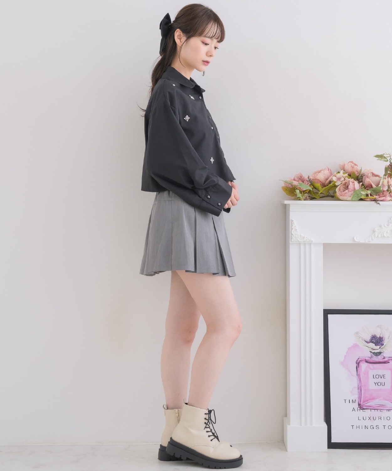 ビジュー付SH|ems excite | RETRO GIRL ONLINE STORE レトロガール