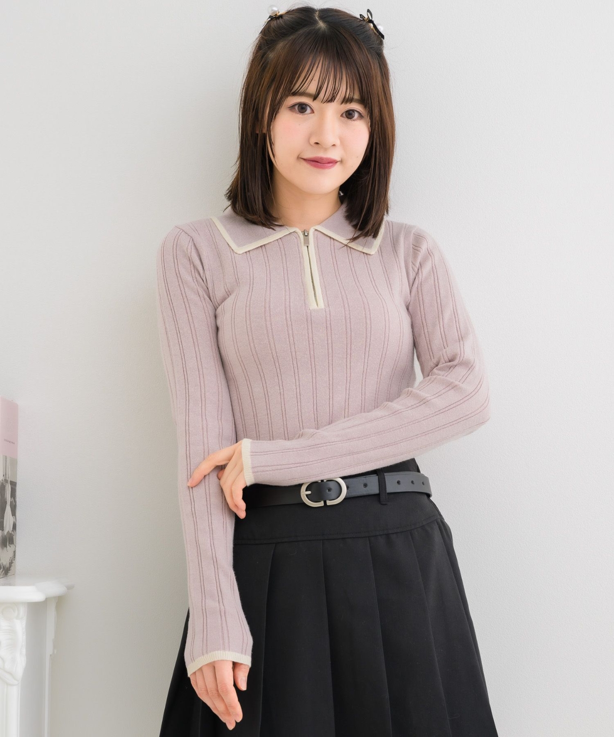 バイカラー襟ZIPNT|ems excite | RETRO GIRL ONLINE STORE レトロ