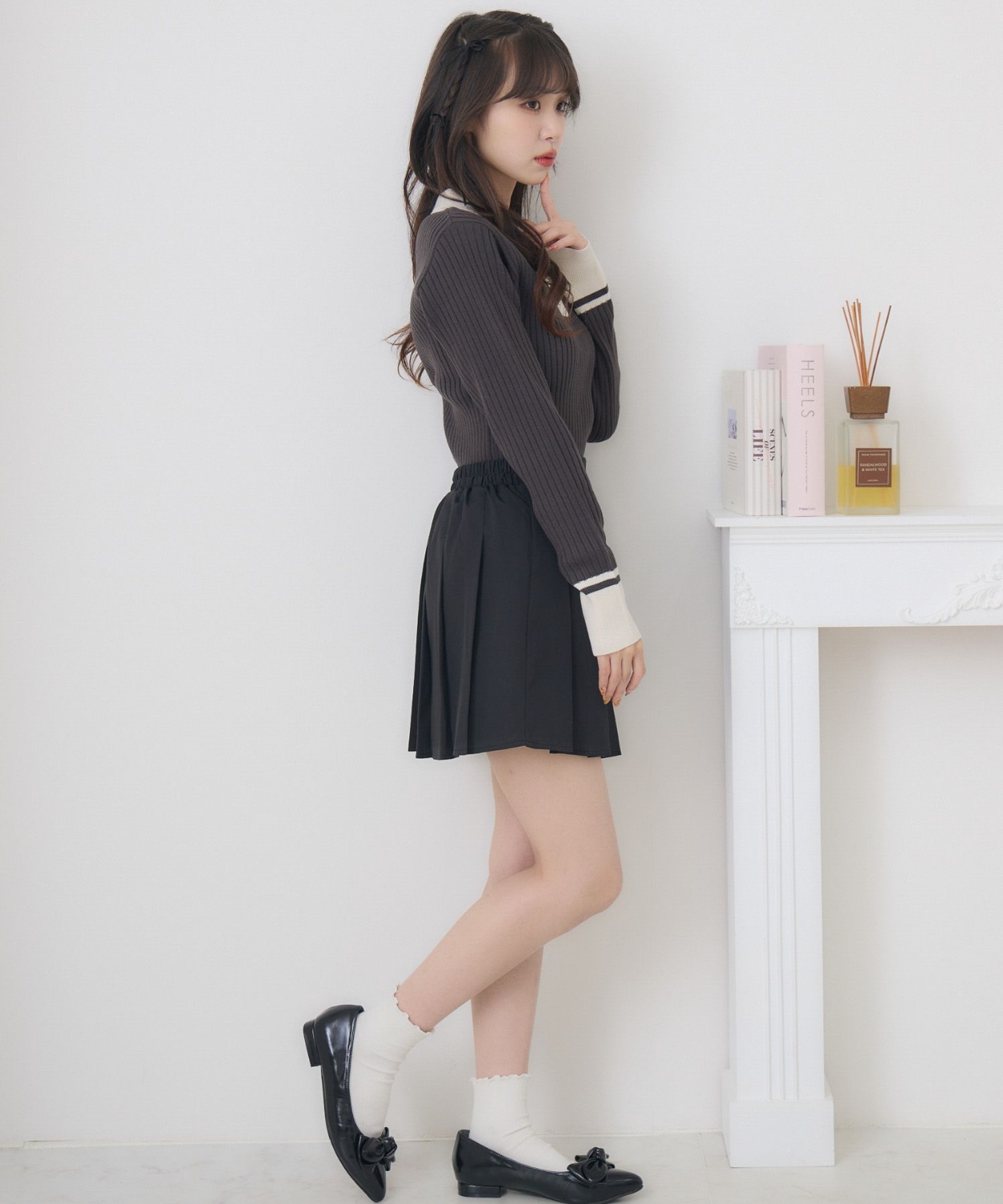 WベルトプリーツミニSK|ems excite | RETRO GIRL ONLINE STORE レトロ