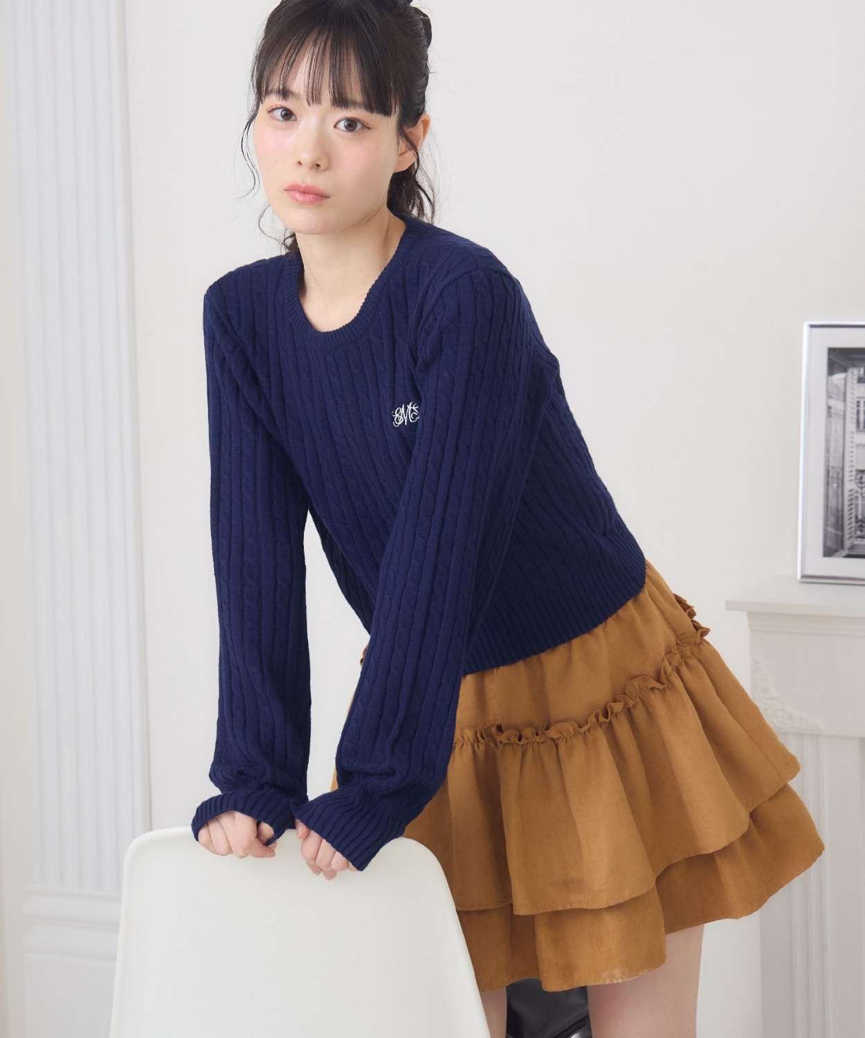 新色追加】ギャザー2段フレアミニSK|ems excite | RETRO GIRL ONLINE