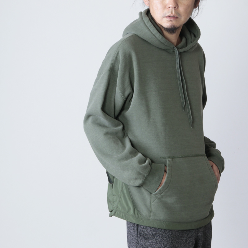 REMI RELIEF (レミレリーフ) ×BRIEFING T/C 裏起毛プルパーカ