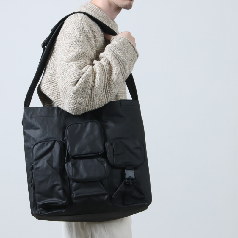bagjack (バッグジャック) MULTI POCKETS 2WAY TOTE MEDIUM （BLACK2
