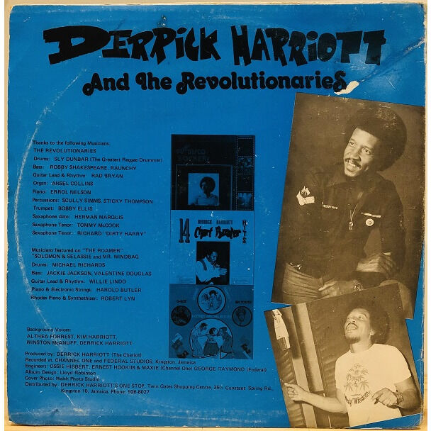 Derrick Harriott And The Revolutionaries reggae chart busters