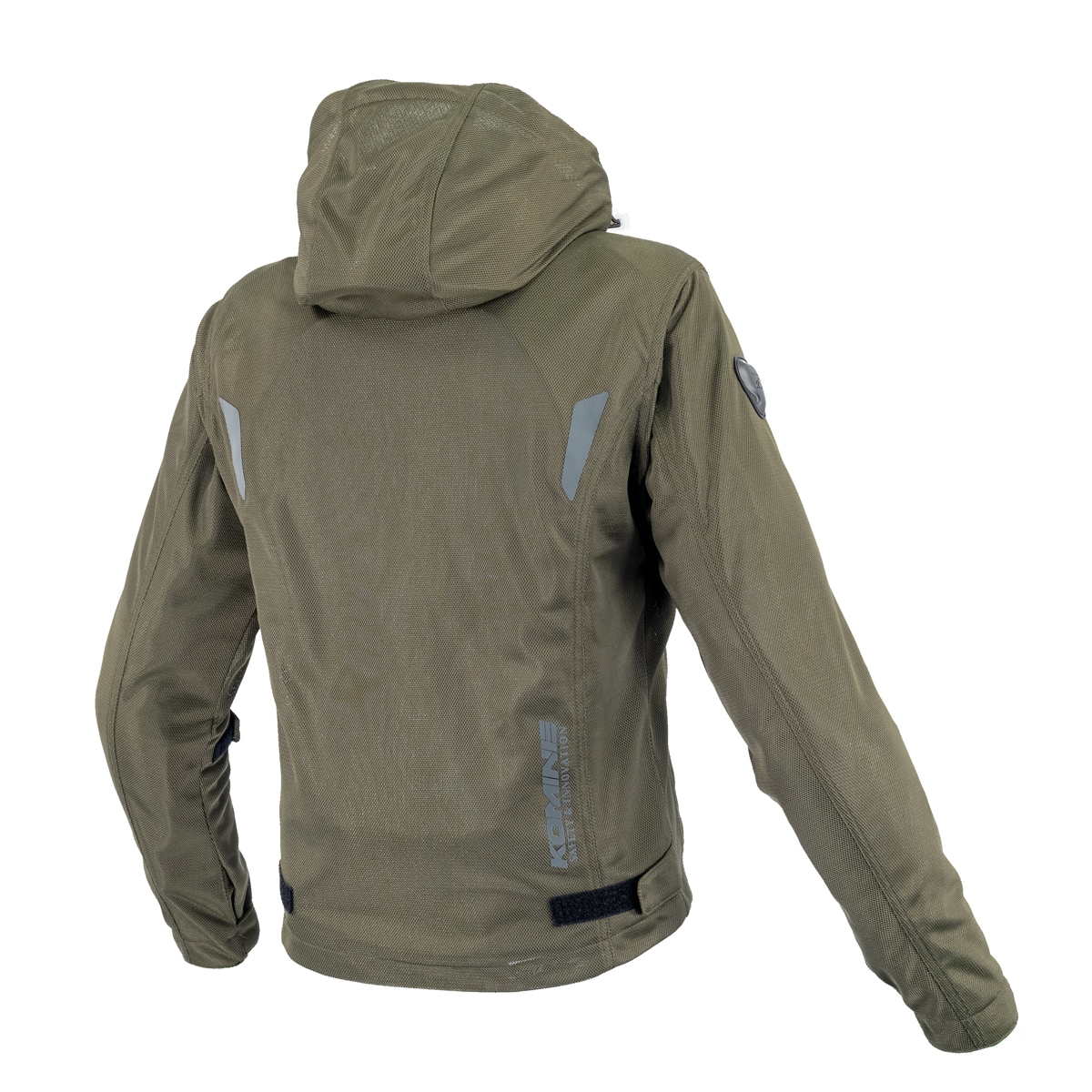 JK-176 エニグマライト メッシュパーカ オリーブ XL - バイク