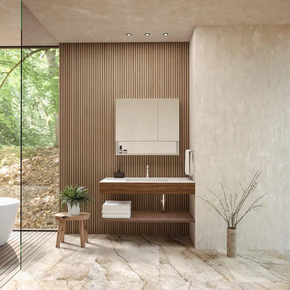 ラヴィタスW1200 ホワイト×オーク | 洗面台 | 住宅設備機器（洗面台