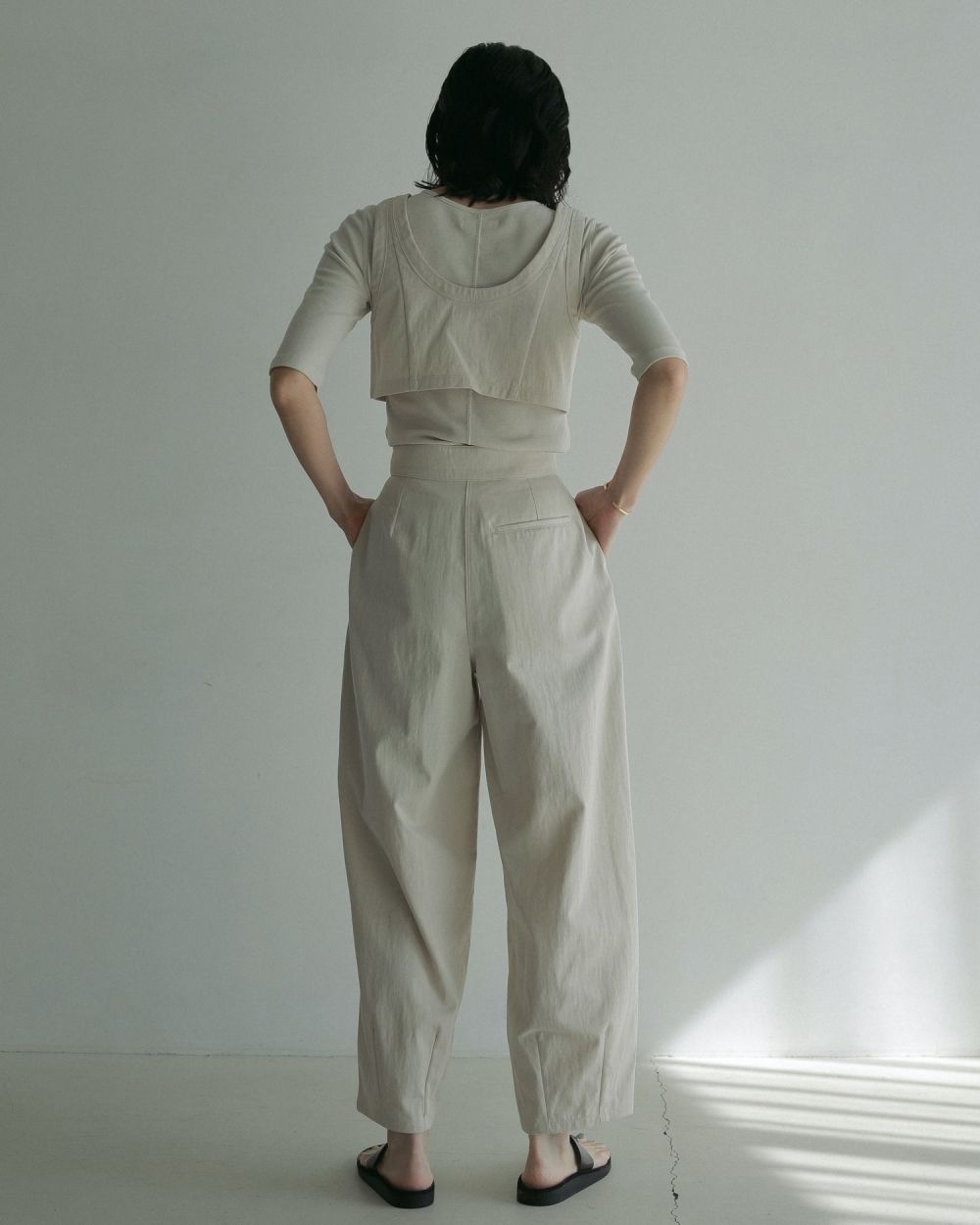 ànuke online store（アンヌーク） / Twill Cocoon PantsTwill Cocoon