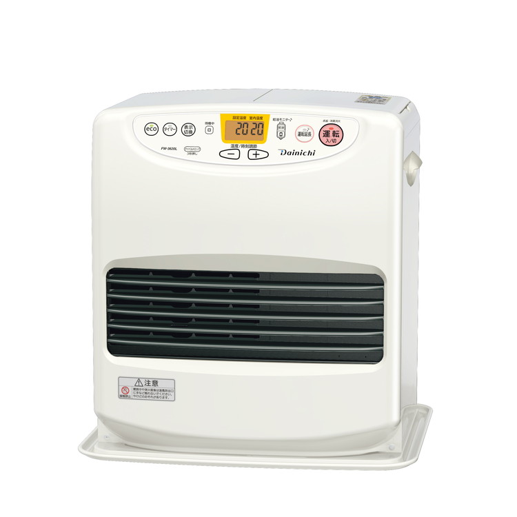 石油ファンヒーター FW-5619L-W ウォームホワイト | イオンスタイル